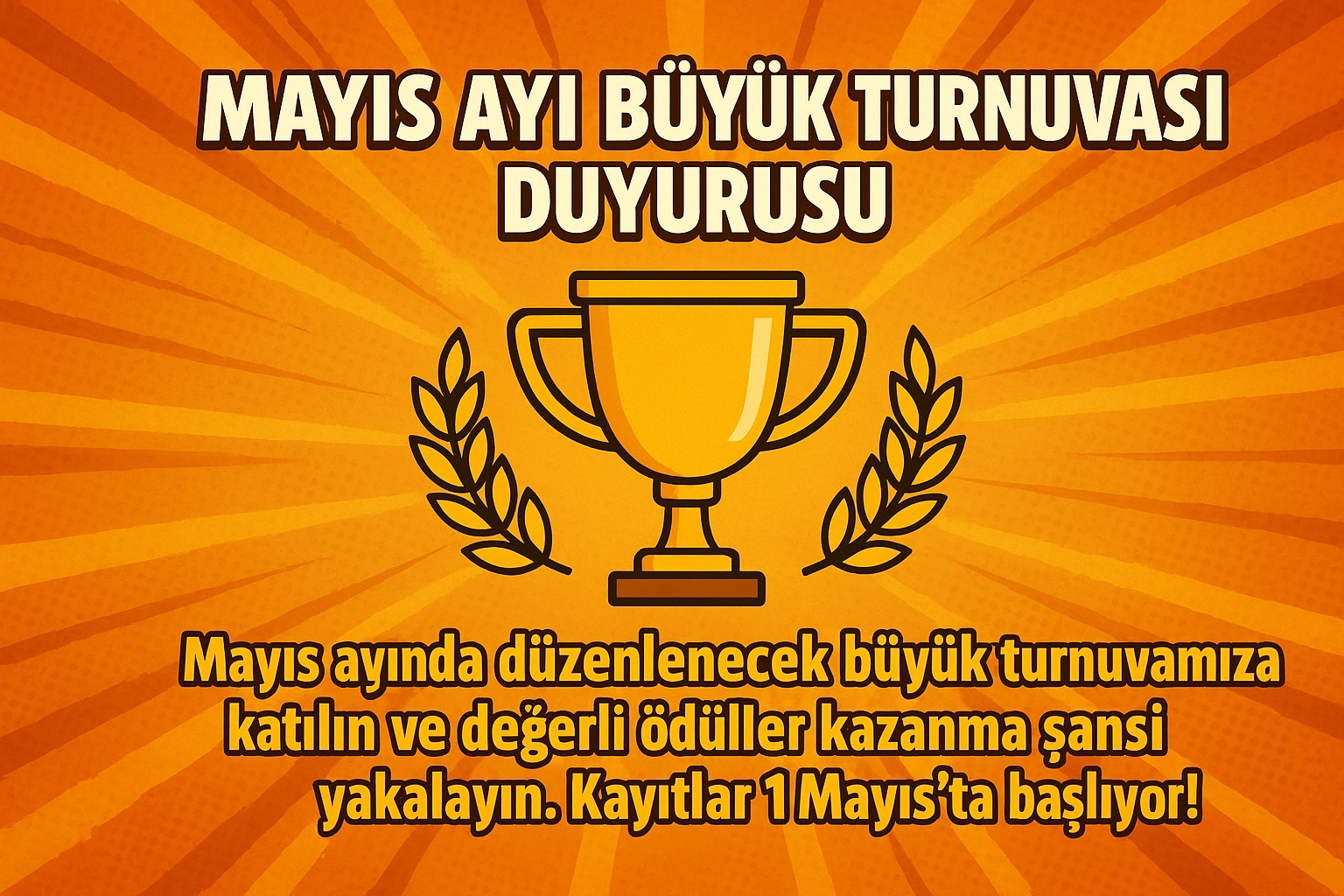 Aylık Turnuva Duyurusu